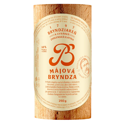 Bryndza Slatina v dyhe plnotučná 250g Bryndziareň a syráreň